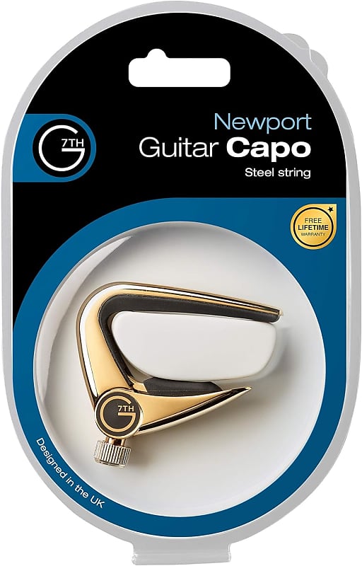 G7th Newport 6 String Capo - Gold Plated image 1