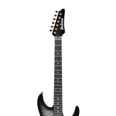 Ibanez AZ47P1QMBIB AZ Premium Electric Guitar - Black Ice Burst image 5