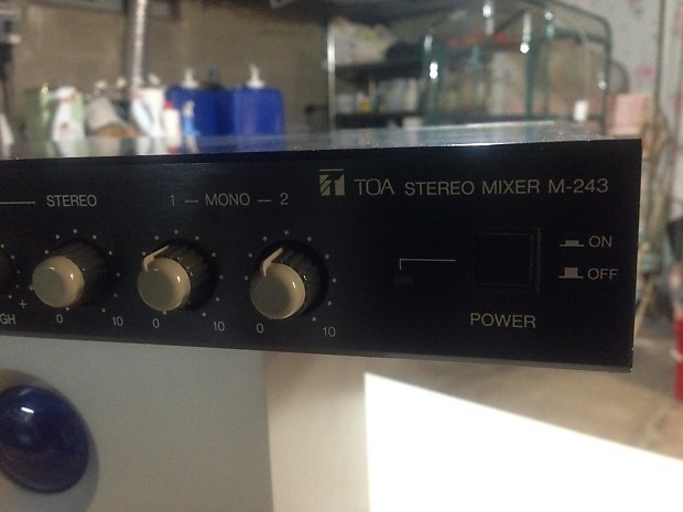 Toa Electronics M-243 - Rack-Mountable 6-Channel Stereo M-243 L