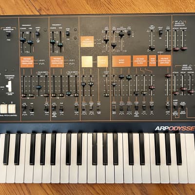 Korg ARP Odyssey Rev3 37-Slim Key Duophonic Analog Synthesizer 2015 - Present - Black/Orange