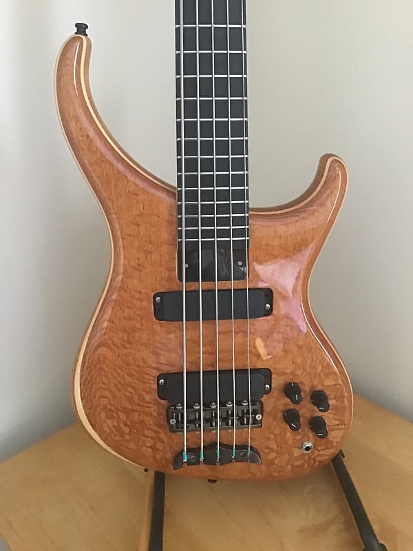 Alembic Orion 5 string 2015. Lacewood top - AMAZING! Natural/Gloss image 1