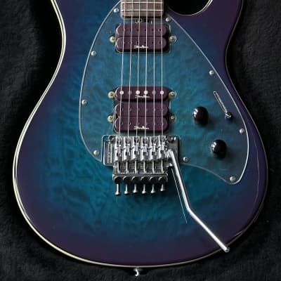 Music Man Steve Morse Y2D Floyd Rose Deep Purple Burst Quilt All Complete for sale