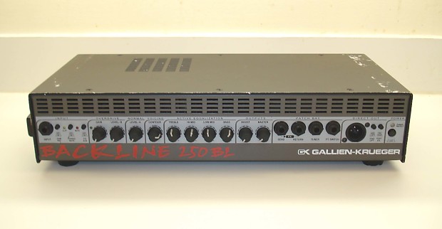 Gallien Krueger BACKLINE 250 ベース用アンプ Gallien Krueger Backline 250 Bass Guitar Amplifier Amp | eBay