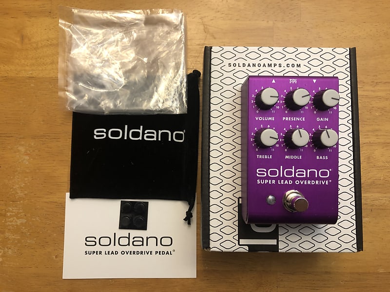 Soldano SLO PEDAL Purple Anodized-