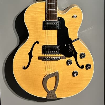 c.2000 Guild X-150D: Rare Twin Pickup Version, Highly Flamed 16" Body, US Built, Best Buy! for sale
