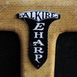 1956 Valco Eddie Alkire Eharp Signature Tube Amp Tweed/Blue/White Dual 6x9 Speakers RARE Supro Tone image 2