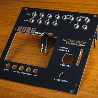 NTS-2 Eurorack Conversion Faceplate Kit for Korg Nu:Tekt digital Oscilloscope (Black) image 6