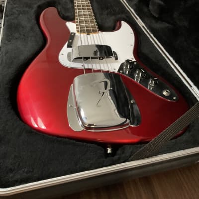 Fender 50th Anniversary Jazz Bass with Matching Headstock 2010 - Candy Apple Red image 7