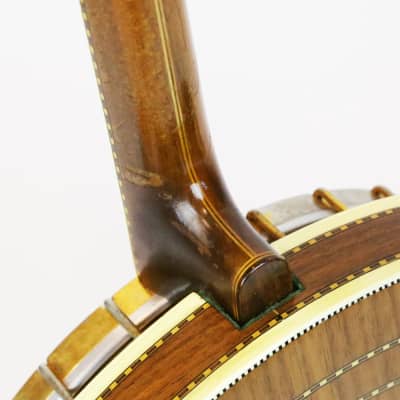 1969 Fender Concert Tone Plectrum 4-String Banjo Walnut & Gold Vintage Original Amazing Long Scale Tenor Banjo w/ Vintage Case image 20