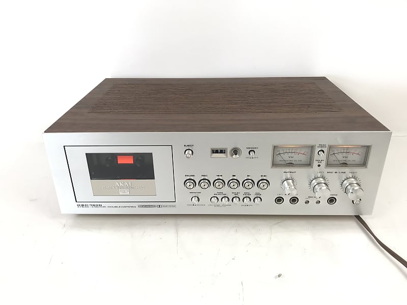 Vintage AKAI GXC-760D Cassette Deck Auto Reverse, 3 Motors/heads