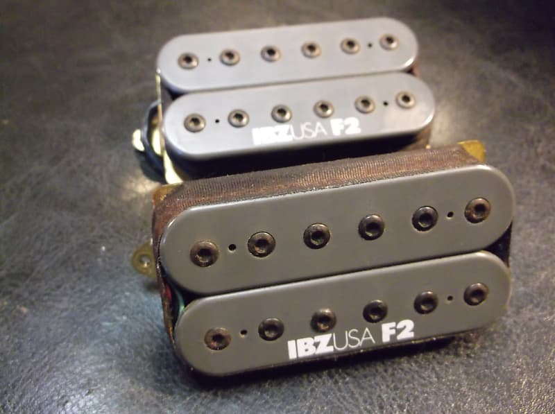 Ibanez USA F2 Humbuckers black | Reverb