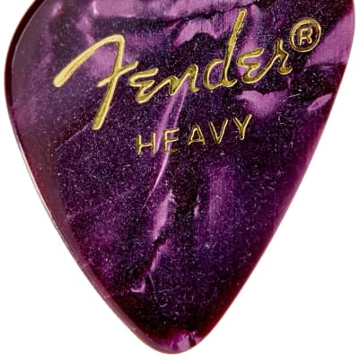 Fender 351 Premium Celluloid Guitar Picks - PURPLE, HEAVY 144-Pack (1 Gross) image 1