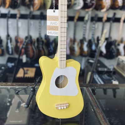 Loog Mini 3-String Kids Beginner Acoustic Guitar Yellow (Ages 3+) image 2
