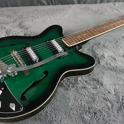 Crestwood Hollowbody Electric - Green image 4