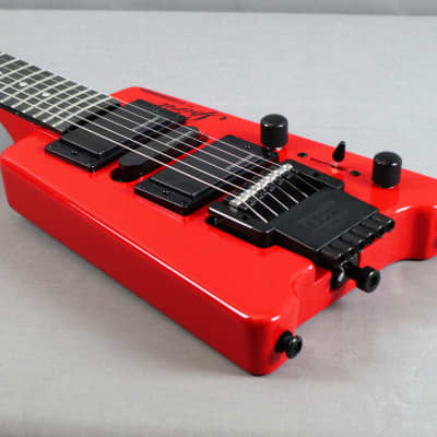 Steinberger Spirit GT-Pro Deluxe Electric Guitar, Hot Rod Red, W/Gig bag image 2