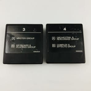 Yamaha DX7 Voice Rom 3 and 4 Data Cartridges 80's | Reverb