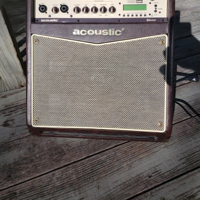 Acoustic A40 40watt combo guitar amp - Brown for sale