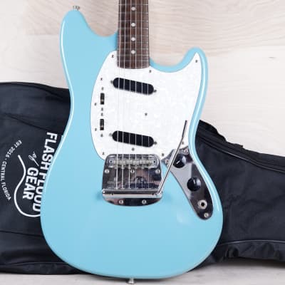 ムスタング(通常版) Fender MG-66 Mustang Reissue CIJ 1999 Sonic Blue Crafted in