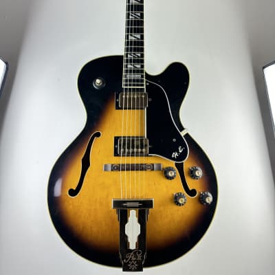 Aria Pro II Herb Ellis Signature PE-175 1981 Sunburst Jazz Guitar Rare image 6