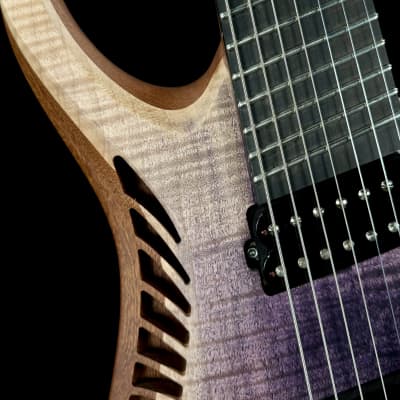 OD Guitars Venus 7 - 5A Flame Maple Top - Bare Knuckle Pickups image 12