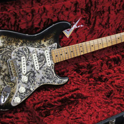 Fender Custom Shop Limited Edition '68 Black Paisley Stratocaster, Relic - Black Paisley image 18