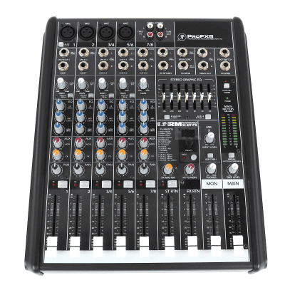 Mackie ProFX8 8-Channel Effects Mixer | Reverb