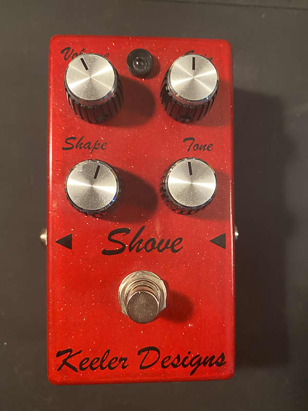 Keeler Designs Shove Red Sparkle Reverb