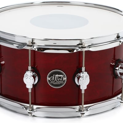 DW Performance Series Snare Drum - 6.5 x 14 inch - Cherry Stain Lacquer (2-pack) Bundle
