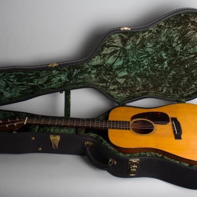 C. F. Martin  D-18 Flat Top Acoustic Guitar (1941), ser. #78586, black tolex hard shell case. image 10