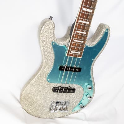 ESP Edwards 2019 E-AK Silver Sparkle Aki Signature Bass MINT US Seller Made In Japan MIJ image 6