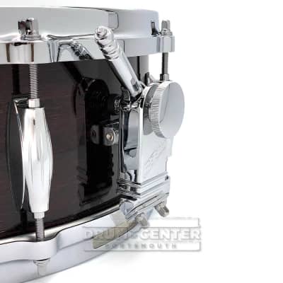 Gretsch USA Custom Snare Drum 14x5.5 8-Lug Dark Walnut Gloss w/Micro-Sensitive Strainer image 5