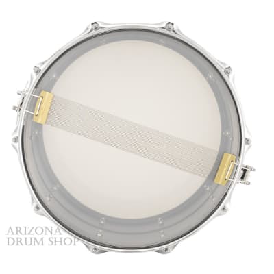 LUDWIG Universal Brass Snare Drum 6.5 x 14 Black Nickel Over Brass w/ Chrome (LU6514C)  NEW! image 4