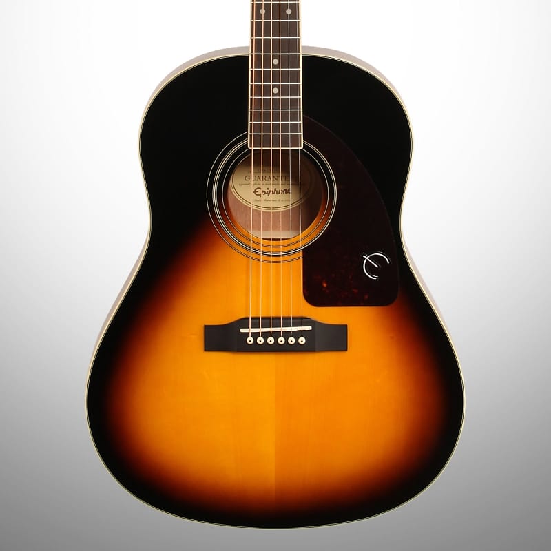 Epiphone AJ-220S Acoustic Guitar, Vintage Sunburst | Reverb