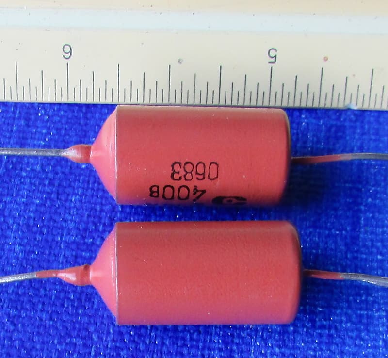 SET .047uf PIO Guitar Tone Capacitors Paper in Oil for Reverb UK