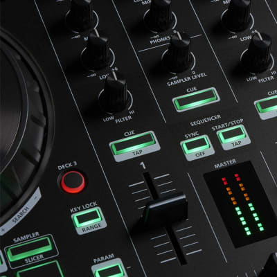 Roland DJ-202 2-Channel 4 Deck Serato DJ Controller w. Built In Drum Effects image 6