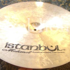 HAND HAMMERED ISTANBUL MEHMET Traditional 20" MINICUP RIDE! 2598 Gs! image 11