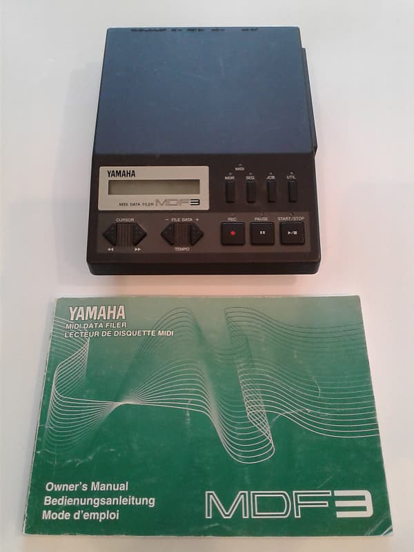 Yamaha MDF3 MIDI Data Filer and Real Time Playback Sequencer with Floppy  Drive