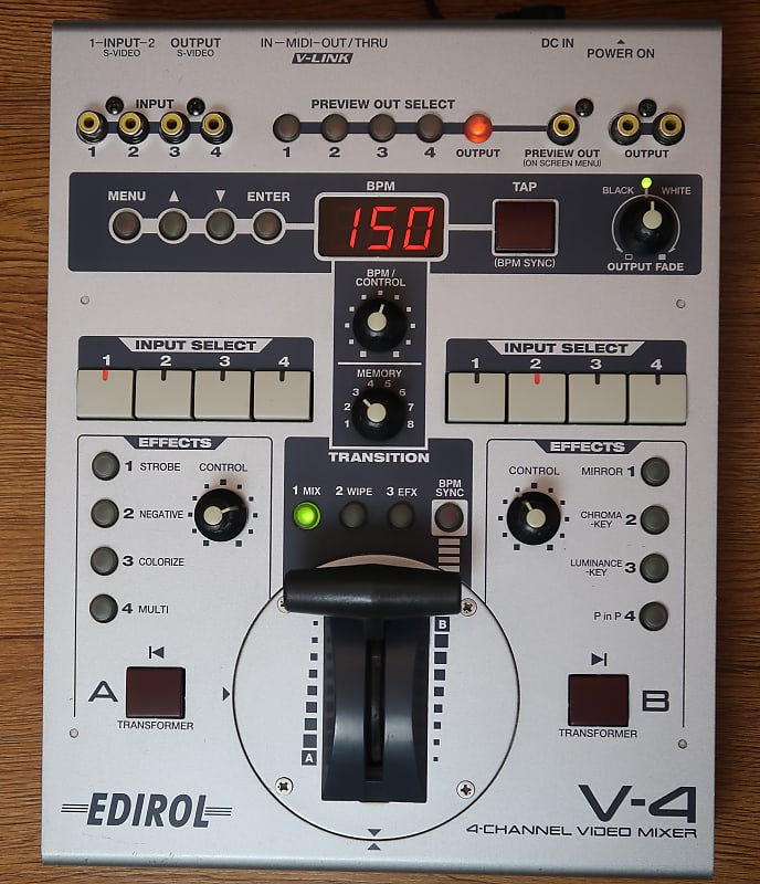 Roland Edirol V-4 Four Channel Video Mixer Switcher and effects