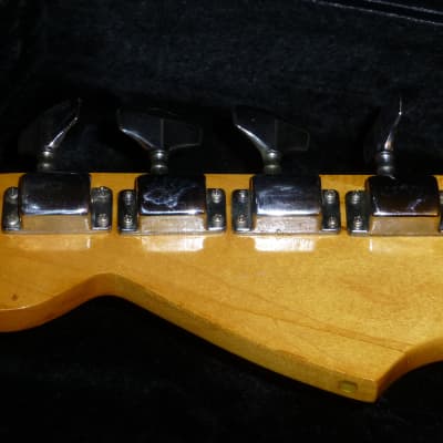 Vintage Teisco Custom Ordered Fretless Jazz Bass Copy 1976 Brazilian Rosewood Fingerboard Long Scale Black Rare 1 of a Kind? image 18