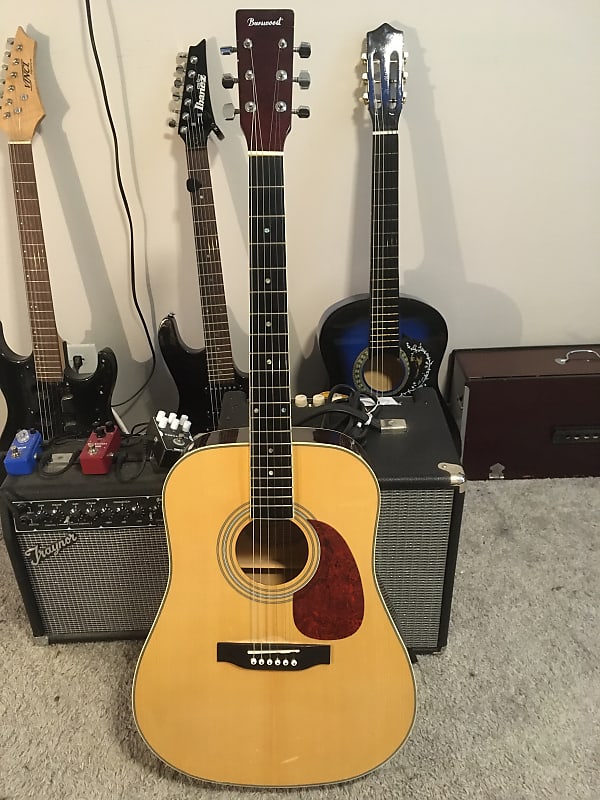 Burswood Acoustic guitar | Reverb