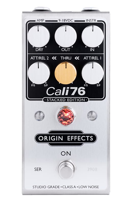 Origin Effects Cali76 Stacked Edition Compressor - Silver [New] image 1