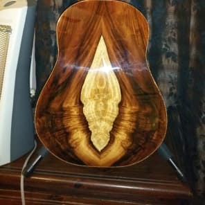 Brazilian Rosewood Acoustic/Electric Guitar made by NC Master Luthier Gray Burchette Sloped D Dread image 1