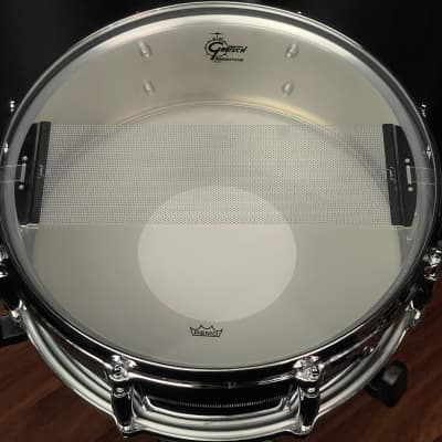 Gretsch Drums USA 5x14 Chrome Over Brass Snare Drum G4160 image 8