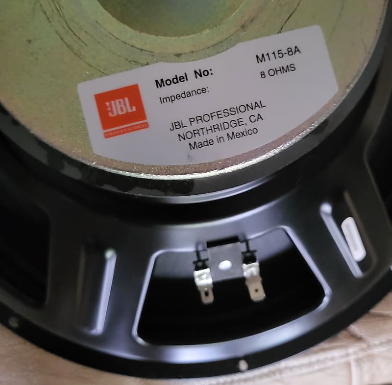 (補修あり) JBL M115-8A JRX ジェービーエル 15インチ　1本 JBL M115-8A 15