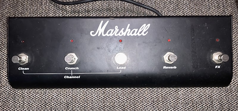 Marshall TSL 100 JCM 2000 Footswitch controller pedal 2000s Black