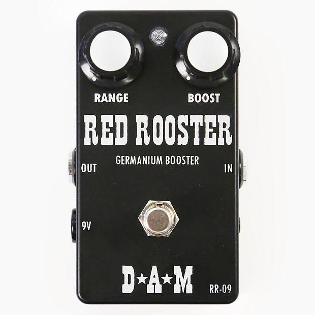 2011 DAM Red Rooster Germanium Booster Overdrive Pedal - RR