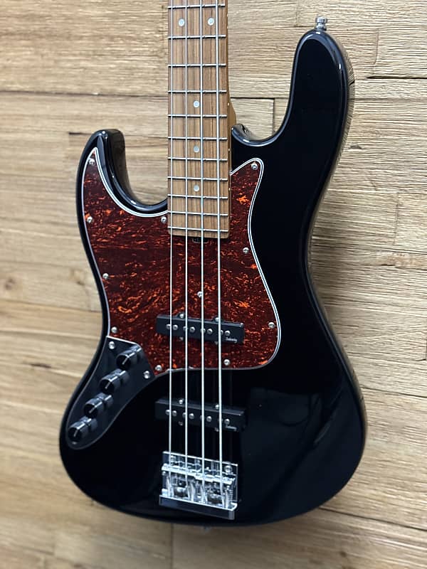 Sadowsky MetroExpress Vintage J/J Bass -Roasted Maple - Left-Handed - Black High Polish 9lbs 3.7oz w/gig bag. New! image 1