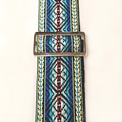 D'Andrea Reissue ACE 13 Jacquard Weave 2" wide Guitar Strap  SUMMER OF 69 image 3