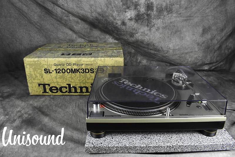 Technics SL-1200MK3D w/Original Box silver Direct Drive DJ Turntable [Very  Good]