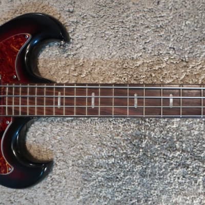 Vintage 1960s Teisco Kingston Electric Short Scale Bass Guitar 1 PU Solid Wickedly Cool Bizarre image 5